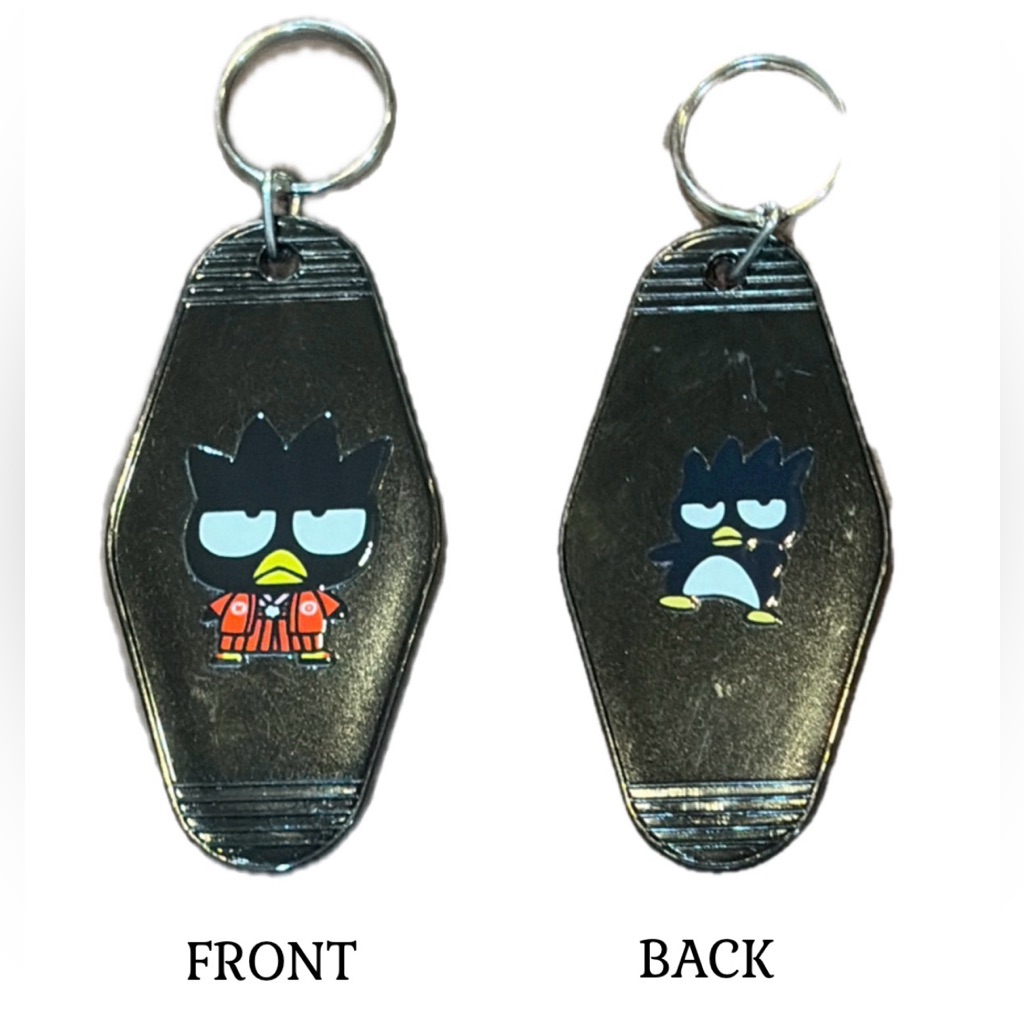 CustomMade Retro MotelStyle Keychain Badtz Maru Design